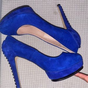 Studded Vince Camuto Royal Blue Heels 7.5